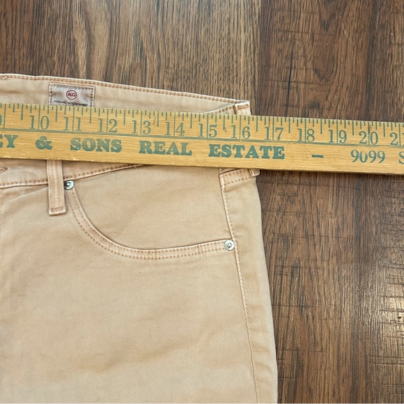 AG Adriano Goldschmied Pants Womens 30 Beige Ankle Leggings Super Skinny Adult - Picture 8 of 11